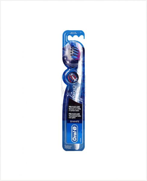 ORAL-B 3D WHITE LUXE PRO-FLEX TOOTHBRUSH SOFT #OB719-0