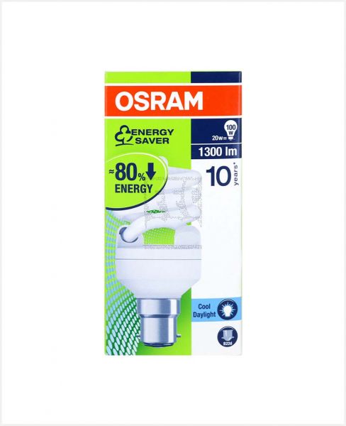 OSRAM DAYLIGHT E/S MINI TWIST 20W-100W B22D