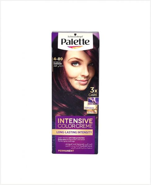 PALETTE INTENSIVE HAIR COLOR CREME INT/AUBERGINE 50ML # 4-89