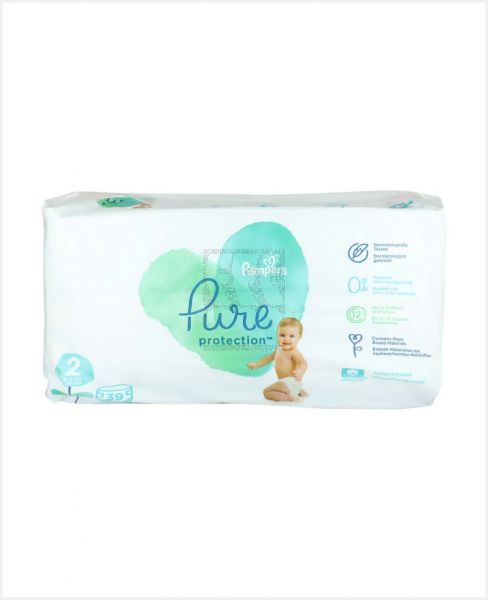 PAMPERS PURE PROTECTION DIAPERS S2 4-8KG 39'S