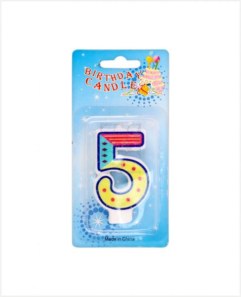 PARTY FUN #41132001/62001 NUMBER CANDLES