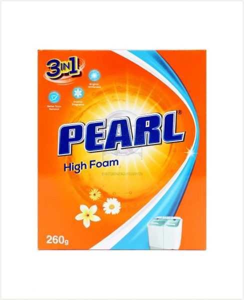 Pearl High Foam Detergent Powder 260gm