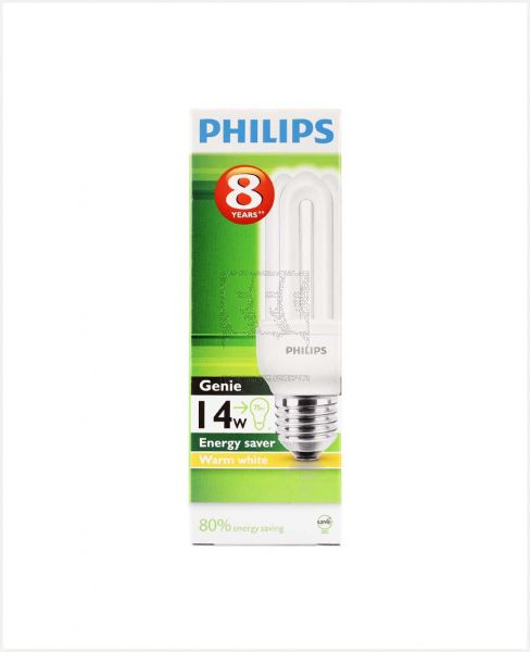 PHILIPS GENIE LAMP WARM WHITE 14W E27