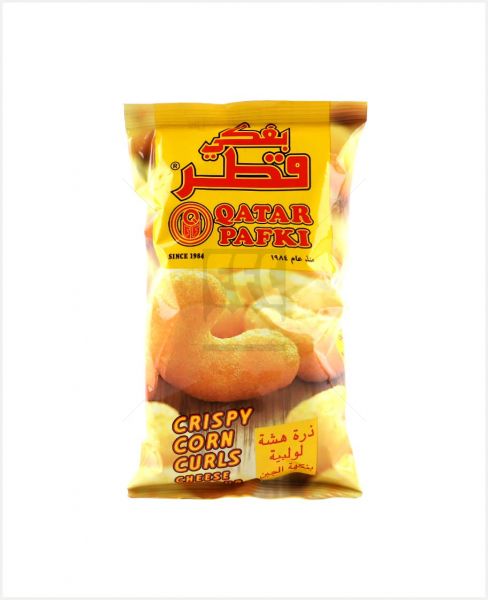 Qatar Pafki  Crispy Corn Curls Cheese Flavour 25gm