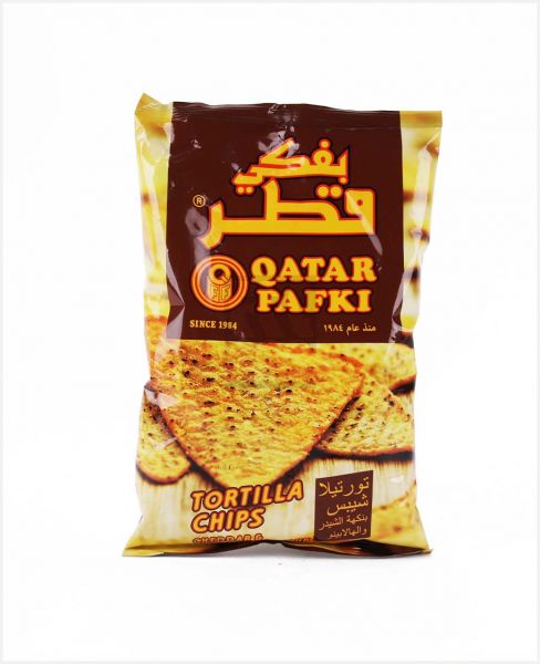 Qatar Pafki Tortilla Chips Cheddar & Jalapeno Flavour 125gm