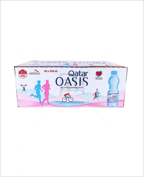 Qatar Oasis Balanced Drinking Water 40'Sx330ml