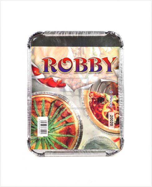 ROBBY ALUMINIUM CONTAINER 6PCS #20020