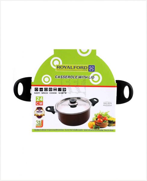 ROYALFORD NONSTICK COOKING POT 24CM #RF390