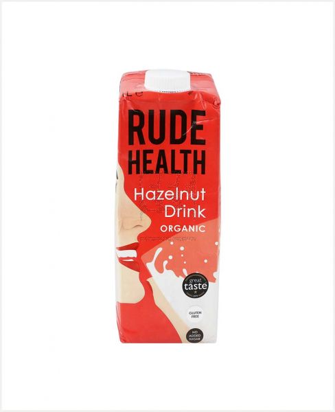 RUDE HEALTH HAZELNUT DRINK ORGANIC 1LTR