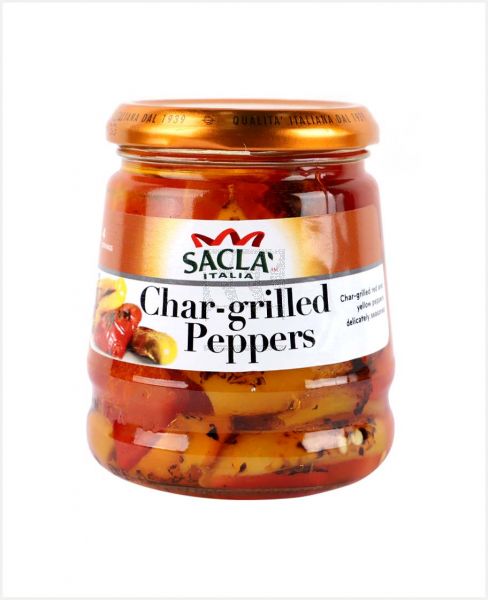 SACLA CHAR-GRILLED PEPPERS ANTIPASTO 290GM