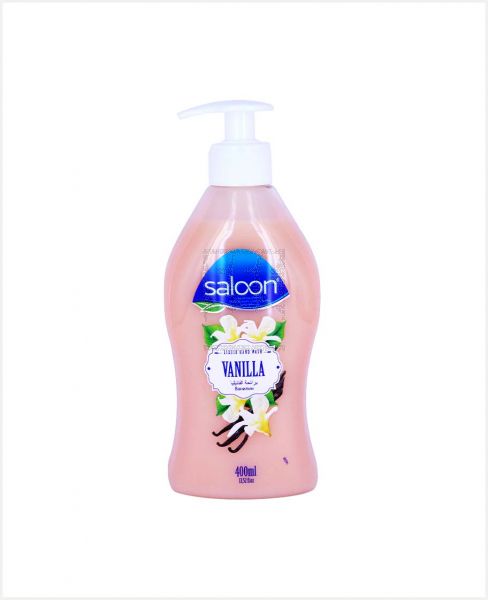 SALOON LIQUID HAND WASH VANILLA 400ML