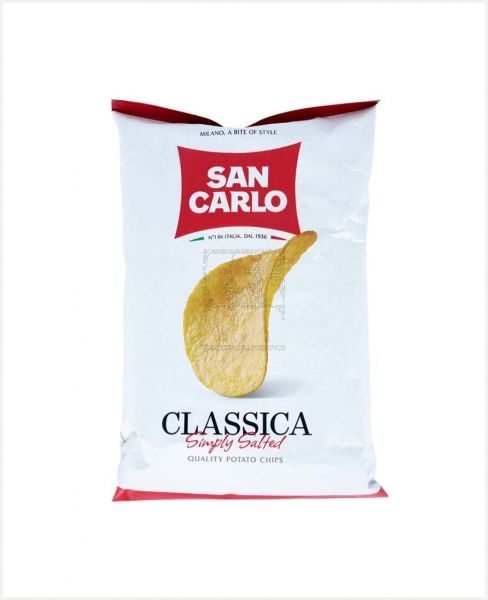 SAN CARLO CLASSICA POTATO CHIPS SIMPLY SALTED 50GM