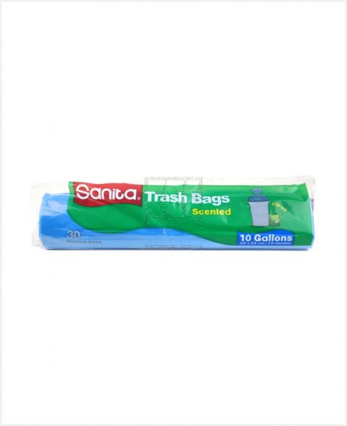 SANITA TRASH BAGS 10GAL 30BAGS