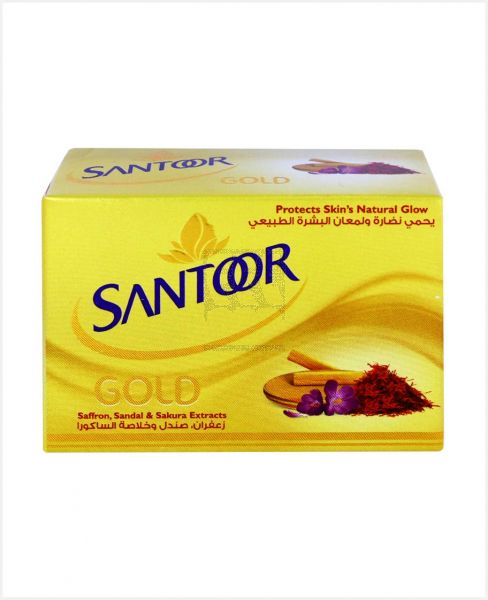 SANTOOR GOLD SOAP 125GM