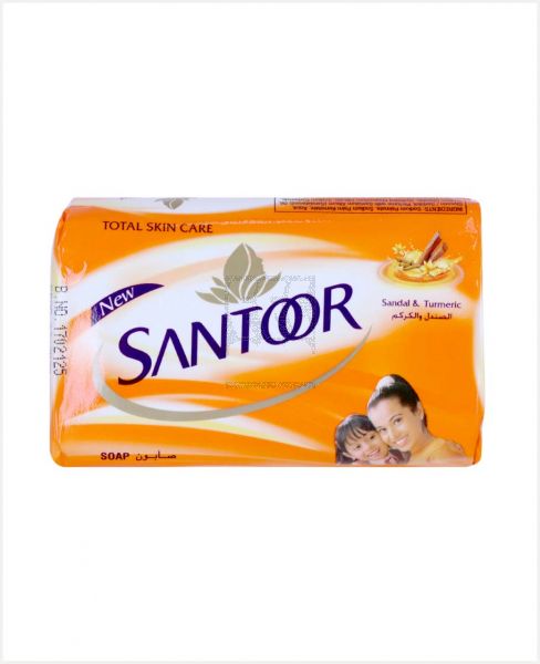 SANTOOR SANDAL & TURMERIC SOAP 125GM