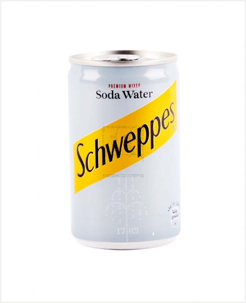 SCHWEPPES SODA WATER CAN 150ML