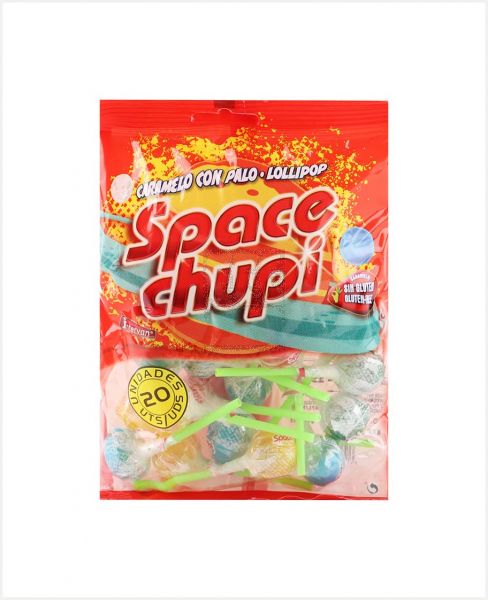 SPACE CHUPI DUO FRUIT AND COLA LOLLIPOP 190GM