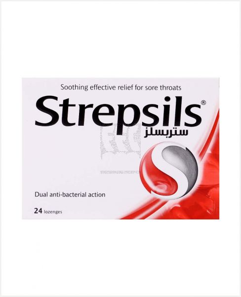 STREPSILS ANTIBACTERIAL SMOOTHING ACTION 24LOZENGES