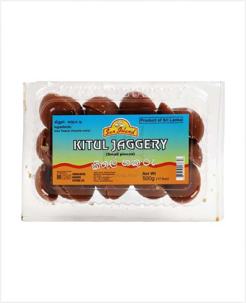 SUN ISLAND KITUK JAGGERY ROUND (SMALL) 500GM