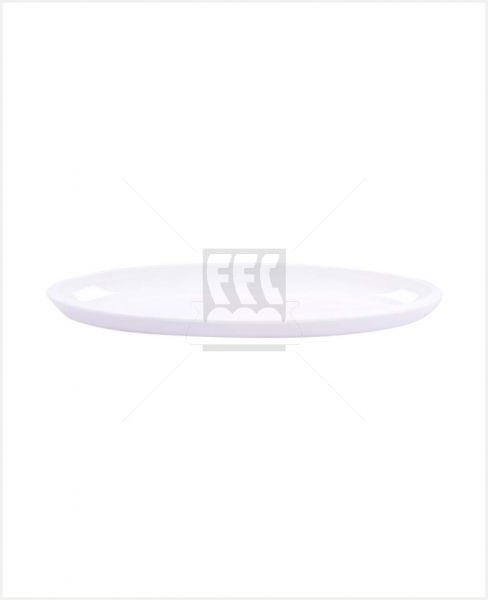 SUPERWARE WHITE CREAM OVAL PLATE 12" #P6030
