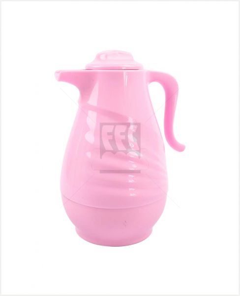 SURE UP VACUUM FLASK DOUBLE GLASS LINER PINK 1L #JGLM010