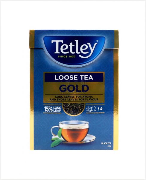TETLEY LOOSE BLACK TEA GOLD 400GM