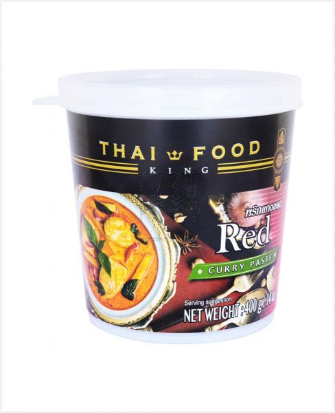 THAI FOOD KING RED CURRY PASTE 400G