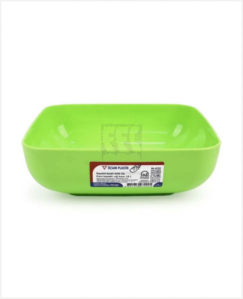 UCSAN SQUARE BOWL W/ LID SMALL 1.8LTR #M-032