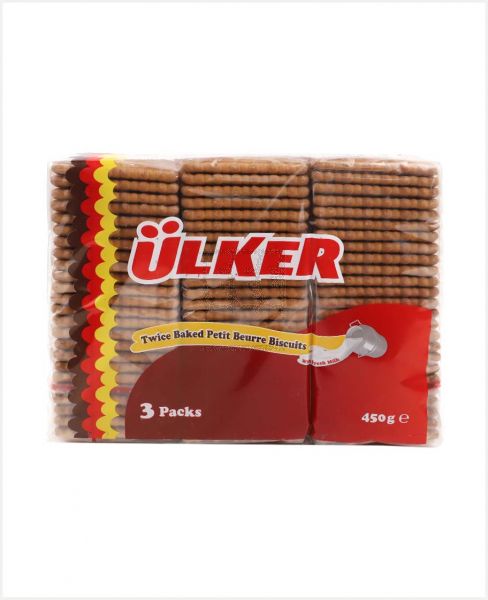 ULKER TWICE BAKED PETIT BEURRE BISCUIT 450GM