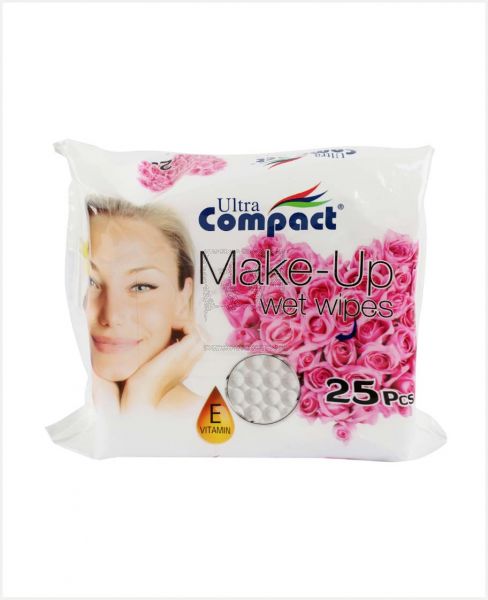 ULTRA COMPACT MAKE-UP REMOVAL WIPES 25PCS