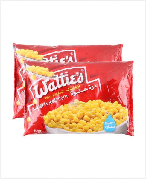 WATTIES SWEET CORN 450GM TWIN PACK S/OFFER