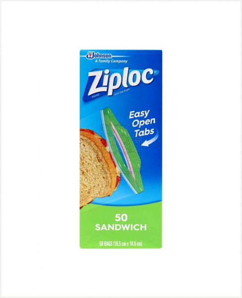 ZIPLOC SANDWICH BAG 50'S