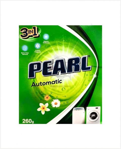 PEARL AUTOMATIC DETERGENT POWDER 260GM