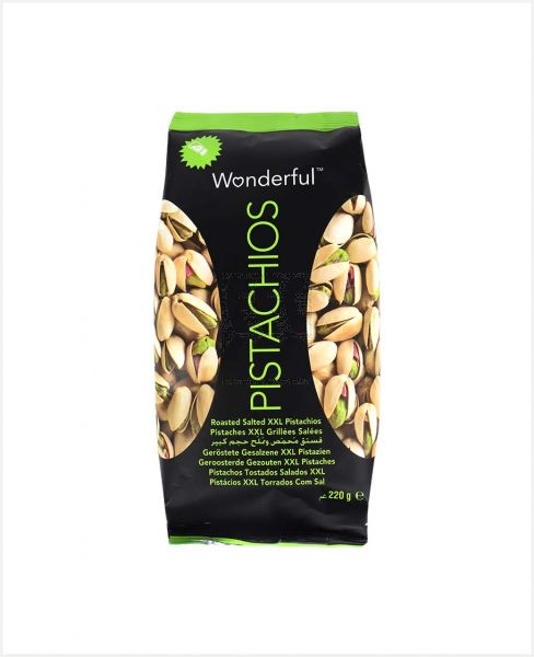 WONDERFUL PISTACHIOS ROASTED SALTED 220GM