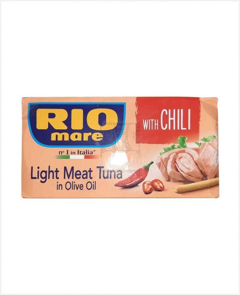 RIO MARE LIGHT MEAT TUNA WITH CHILI 160GM