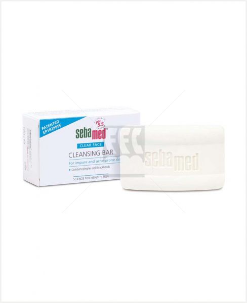 SEBAMED CLEAR FACE CLEANSING BAR 100GM