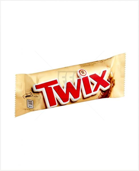 TWIX TWIN MILK CHOCOLATE 2X25GM 50GM