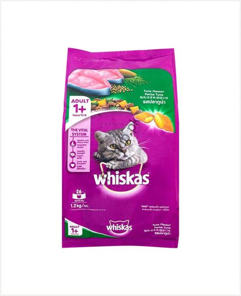 WHISKAS CAT FOOD TUNA FLAVOUR 1.2KG