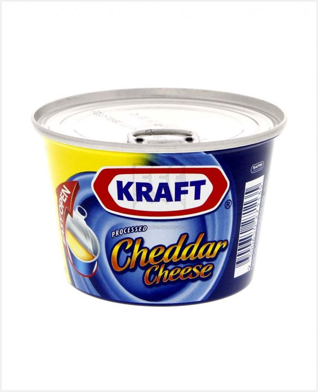 KRAFT PROCESSED CHEDDAR CHEESE CAN 200GM