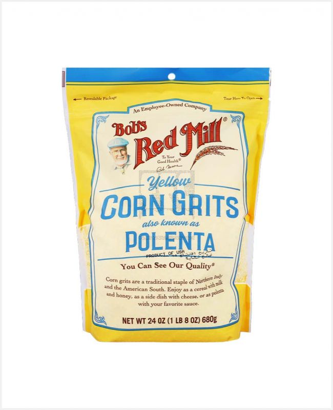 BOB'S RED MILL YELLOW CORN GRITS (POLENTA) 24OZ/ 680GM