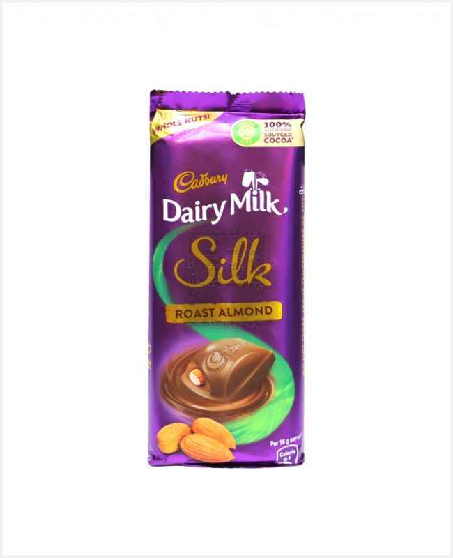 CADBURY DAIRY MILK SILK CHOCOLATE ROAST ALMOND 143GM
