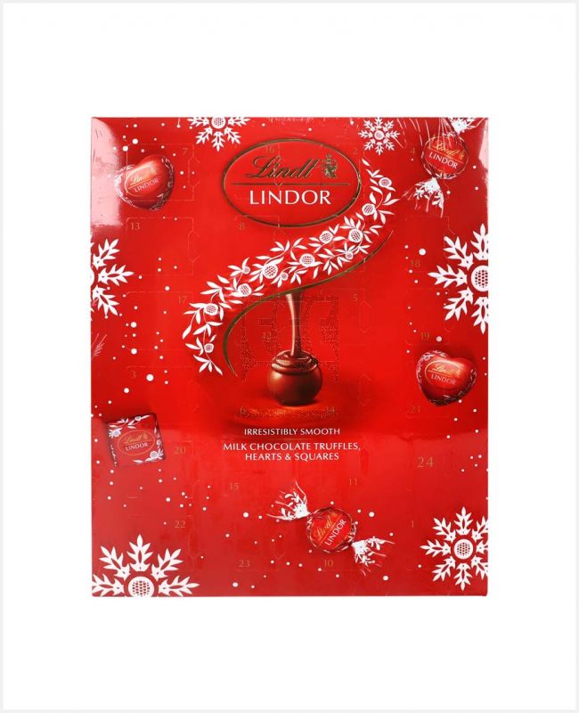 Lindt Lindor Milk Chocolate Advent Calendar 300gm