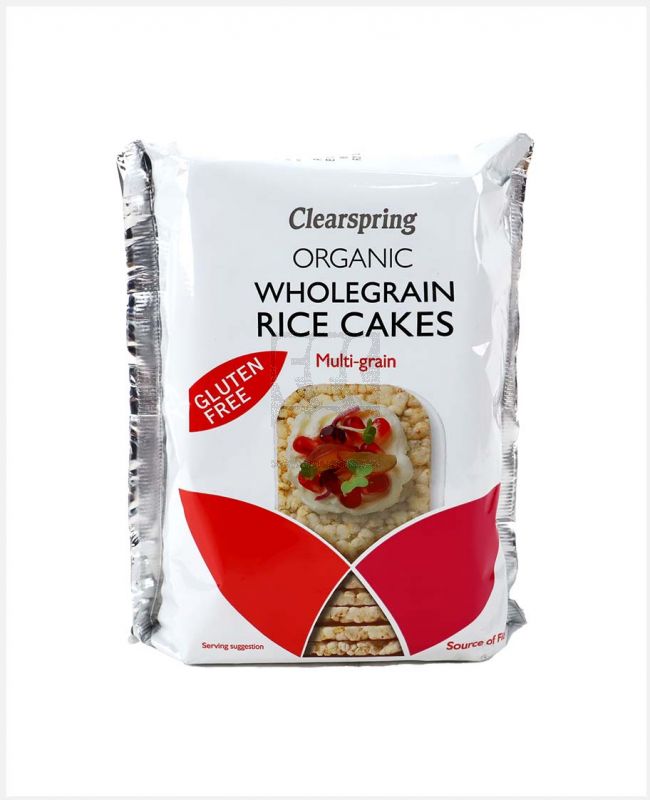 CLEARSPRING ORGANIC WHOLEGRAIN RICE CAKES MULTIGRAIN 130GM