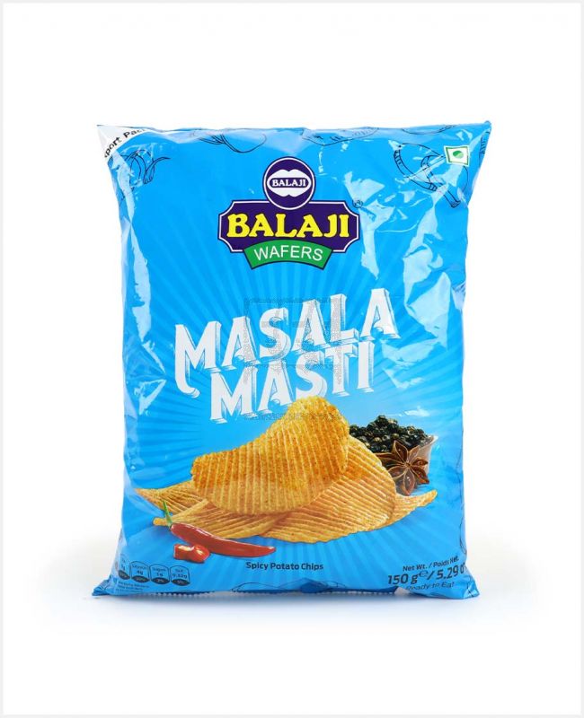 BALAJI WAFERS POTATO CHIPS MASALA MASTI 150GM