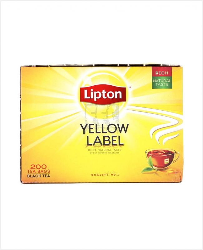 LIPTON YELLOW LABEL BLACK TEA 200S (POLAND) 400GM