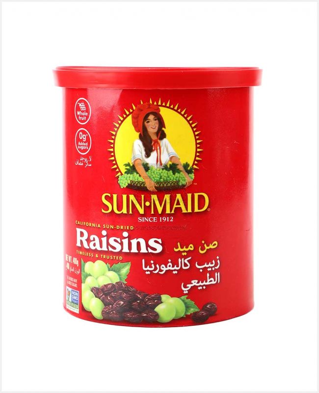 SUN-MAID CALIFORNIA SUN DRIED RAISINS 400GM