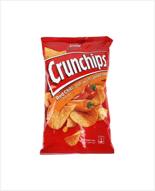 LORENZ CRUNCHIPS RED CHILI 100GM