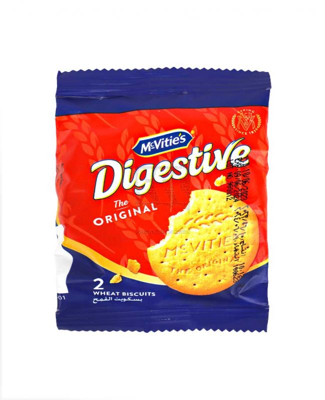MCVITIES DIGESTIVE ORIGINAL WHEAT BISCUITS 29.4GM