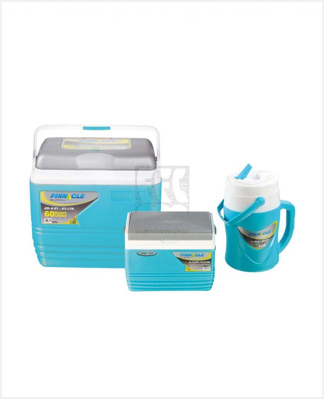 PINNACLE COOLER BOX 3PCS SET 25L+4.5L+2LTR