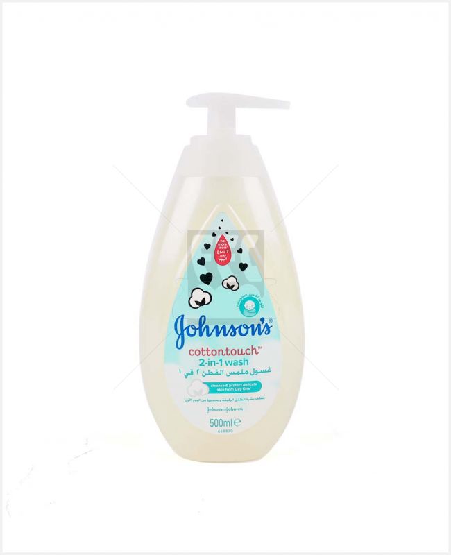 johnson's cotton touch 2 in 1 wash